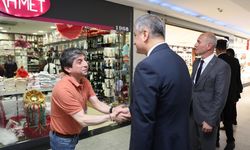 VALİ YAVUZ KARES AVM'DE ESNAF VE VATANDAŞI ZİYARET ETTİ