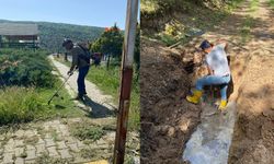 ESKİPAZAR'DA TEMİZLİK VE ALTYAPI ÇALIŞMALARI DEVAM EDİYOR