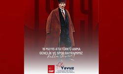 BAŞKAN YAVUZ'DAN 19 MAYIS MESAJI