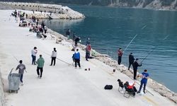 BALIK SÜRÜSÜNÜ DUYAN SAHİLE AKIN ETTİ