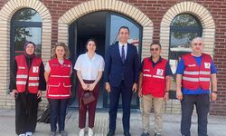 BARTIN KIZILAY ŞUBE BAŞKANINA HAYIRLI OLSUN ZİYARETİ