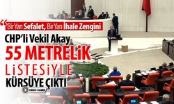 VEKİL AKAY 55 METRELİK LİSTEYLE KÜRSÜDE