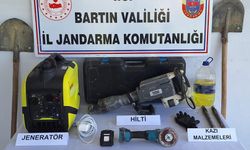 BARTIN'DA DEFİNE AVCILARI OPERASYONU: 3 GÖZALTI