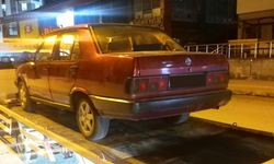 KASTAMONU'DA DİRİFT YAPAN SÜRÜCÜNÜN ARACI TRAFİKTEN MEN EDİLDİ