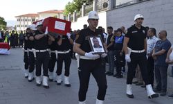 HAYATINI KAYBEDEN POLİS MEMURU TÖRENLE MEMLEKETİNE UĞURLANDI