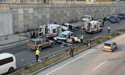 KASTAMONU'DA ZİNCİRLEME TRAFİK KAZASI 9 KİŞİ YARALANDI