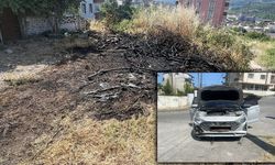 KOPAN ELEKTRİK TELLERİ OTLARI, OTLARDA ARABAYI YAKTI