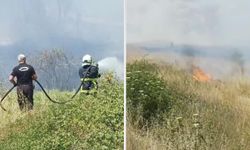 ÇAYCUMA'DA ÖRTÜ YANGINI