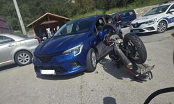 OTOMOBİL VE MOTOSİKLET ÇARPIŞTI