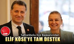 CHP SAFRANBOLU İLÇE BAŞKANINDAN ELİF KÖSE'YE TAM DESTEK