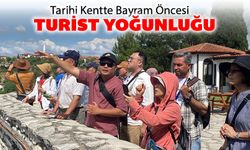 BAYRAM ÖNCESİ SAFRANBOLU'DA TURİST YOĞUNLUĞU