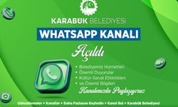 KARABÜK BELEDİYESİ WHATSAPP KANALI AÇILDI