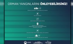 BAŞKAN ÇETİNKAYA'DAN ORMAN YANGINLARINA KARŞI DUYARLILIK ÇAĞRISI