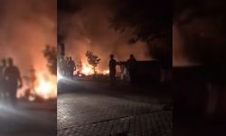 BAKACAKKADI'DA YANGIN PANİĞİ