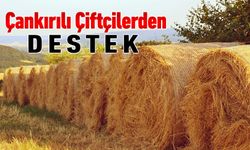 ÇANKIRILI ÇİFTÇİLERDEN KARABÜK'E DESTEK