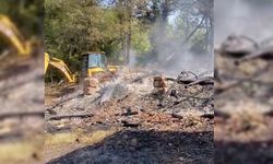 CİDE'DE EV YANGININDA İKİ KARDEŞ YARALANDI