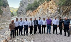 AK PARTİ HEYETİ ŞEKER KANYONUNDA İNCELEMELERDE BULUNDU