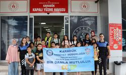 KORUMA ALTINDAKİ ÇOCUKLAR DOYASIYA YÜZDÜ