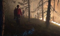 ILGAZ'DAKİ ORMAN YANGINI 4 SAATTİR DEVAM EDİYOR