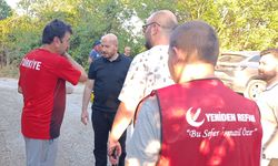 İSMAİL ÖZER'DEN YANGIN BÖLGESİNE DESTEK ELİ UZANDI
