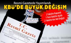KBÜ'DE BÜYÜK DEĞİŞİM