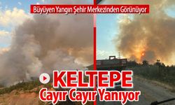 KELTEPE YANGINI BÜYÜYOR