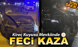 KİREÇ KUYUSU MEVKİİNDE FECİ KAZA: 1 ÖLÜ 1 YARALI