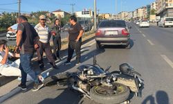 EREĞLİ'DE MOTOSİKLET KAZASI: 1 YARALI