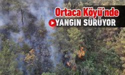KARABÜK ORTACA KÖYÜ’NDE YANGIN SÜRÜYOR