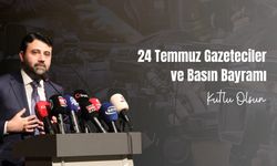 MİLLETVEKİLİ ŞAHİN'DEN 24 TEMMUZ BASIN BAYRAMI VE BASIN ÖZGÜRLÜĞÜ İÇİN MÜCADELE GÜNÜ MESAJI