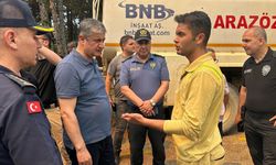 VALİ YAVUZ YANGIN ALANLARINI İNCELEDİ