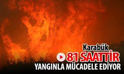 KARABÜK 4 GÜNDÜR YANGINLA MÜCADELE EDİYOR