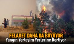 YANGIN YERLEŞİM YERLERİNE İLERLİYOR