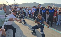 ZONGULDAK'TA KABOTAJ BAYRAMINDA HALAT ÇEKME YARIŞMASI YAPILDI