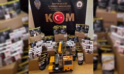 BARTIN'DA 12 BİN ADET BOŞ MAKARON ELE GEÇİRİLDİ