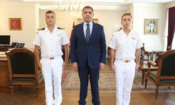 BATI KARADENİZ GRUP KOMUTANI BİNBAŞI SEYMEN'DEN DÜZCE VALİSİ ARSLAN'A ZİYARET