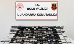 BOLU'DA ÇOK SAYIDA KAÇAK SİGARA ELE GEÇİRİLDİ