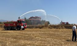 BOLU'DA OTLUK ALANDA ÇIKAN YANGIN BÜYÜMEDEN SÖNDÜRÜLDÜ