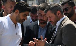 BAŞKAN ÇETİNKAYA'DAN ALBAY KARAOĞLANOĞLU CADDESİ'NE ZİYARET