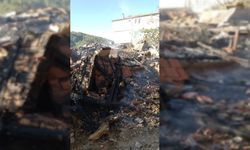 CİDE'DE İKİ KATLI EV YANGINDA KULLANILMAZ HALE GELDİ