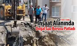 5000 EVLER MAHALLESİ'NDE DOĞAL GAZ BORUSU PATLADI