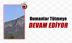 YANGIN BÖLGESİNDE DUMANLAR TÜTMEYE DEVAM EDİYOR