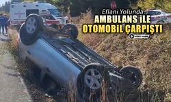 AMBULANS İLE OTOMOBİL ÇARPIŞTI