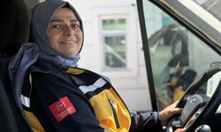 EĞİTİM BİRİNCİSİ SEMRA KARAGÖZ AMBULANS ŞÖFORÜ OLDU