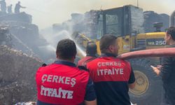 ÇANKIRI KAĞIT FABRİKASINDA KORKUTAN YANGIN