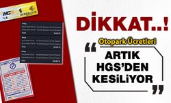 OTOPARK ÜCRETLERİ ARTIK HGS HESAPLARINDAN KESİLİYOR