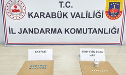 22 ADET SENTETİK HAP ELE GEÇİRİLDİ
