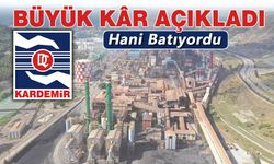 KARDEMİR A.Ş İKİNCİ ÇEYREKTE BÜYÜK KAR AÇIKLADI