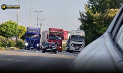 KONVOYDAKİ KURALSIZ SÜRÜCÜLERDEN TEHLİKELİ HAREKETLER