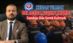KENAN YILMAZ DELEGEDE TULUM ÇIKARDI